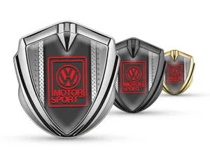 VW 3D Emblema Insignia Minimal Esquema Universal 3D
